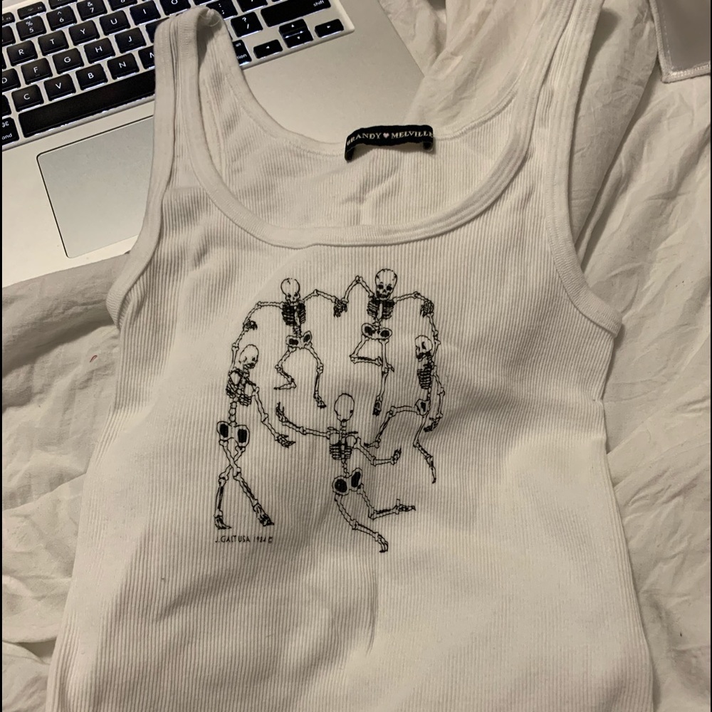White Brandy Melville Tank